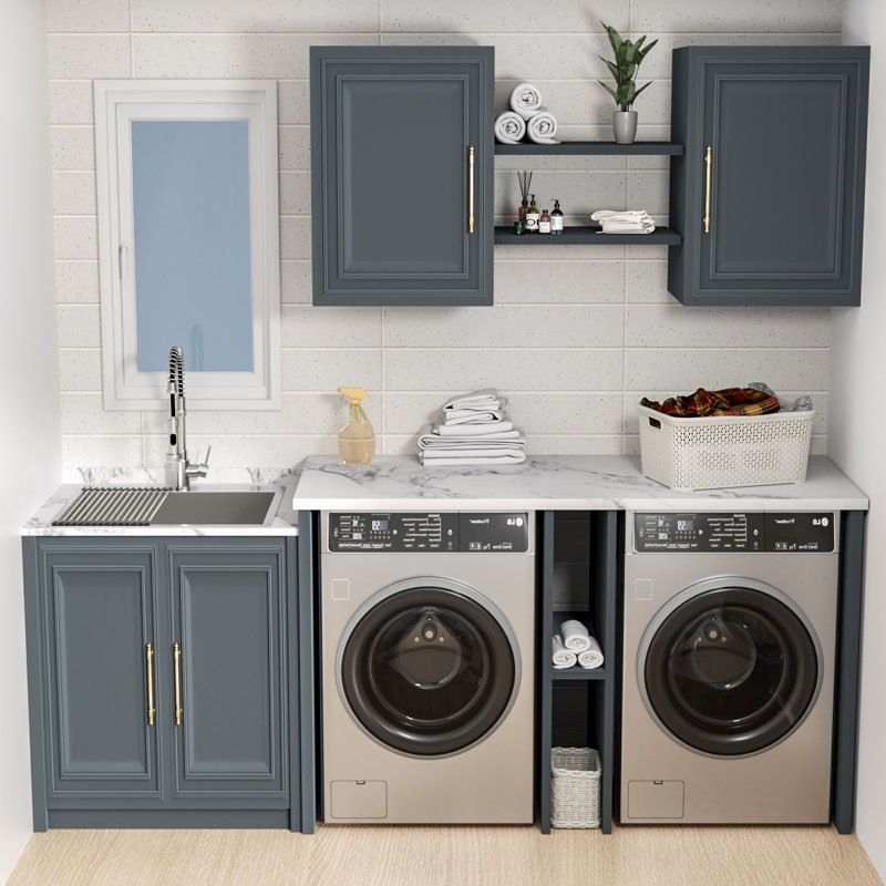 22'' L x 22" W Drop-In Laundry Utility Sink 12 Inch Deep Single Bowl Stainless Steel Kitchen Sink