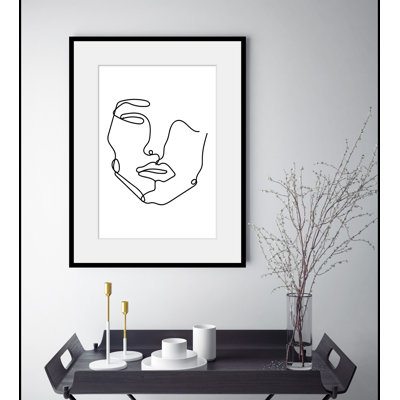 Face - Single Picture Frame Print