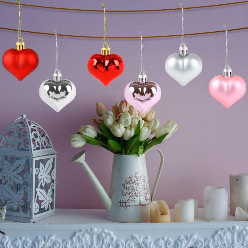 72 pcts de la Saint-Valentin, fête de Noël, décoration de jour de l'Action de grâce, mariage, plaqué, Flash