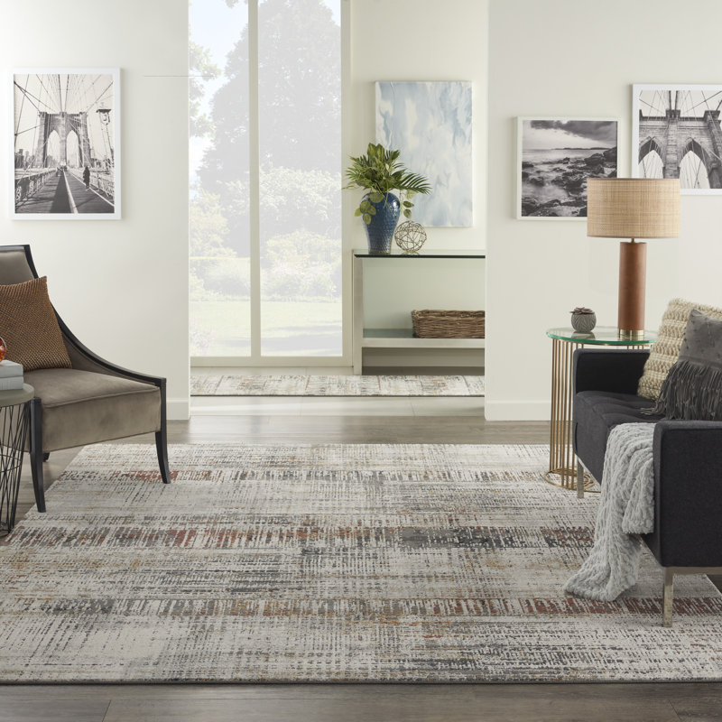 Abstract Indoor Rug, Rectangle 9' x 12'