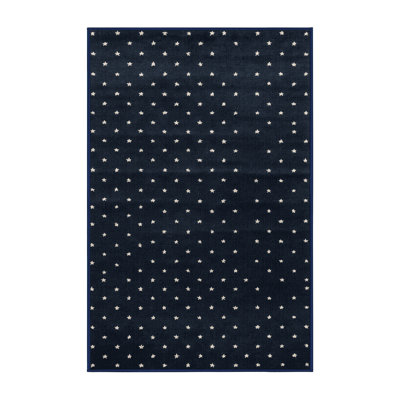 Machine Washable Space Gray Area Rug