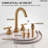 Widespread Bathroom Faucet 3 Hole, 2-Handle Bathroom Sink Faucet with Drain Assembly-111379146
