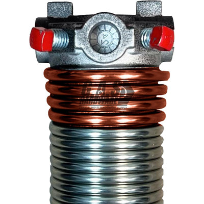 273x2x36 Galvanized Torsion Spring - Black