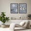 Pleine lune et fleurs, reproduction d'art encadrée, affiche, petit art mural-104788419-104788414