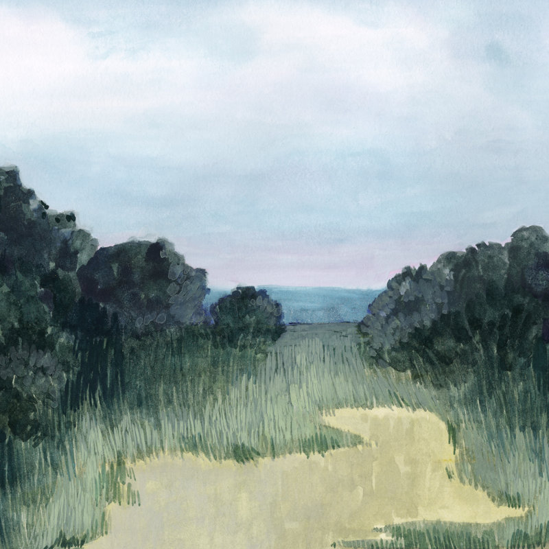 Twilight Dunes I, peinture sur toile tendue, H 12 po x l 12 po