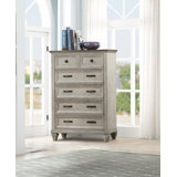 Mirabeau 5-Drawer 40" W Solid Wood Chest