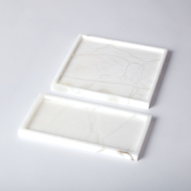 Alabaster Rectangular Plateau