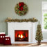 4' H Flocked Pre-Lit Spruce Christmas Tree, 9' Lighted Garland, and Classic 24" Wreath Set