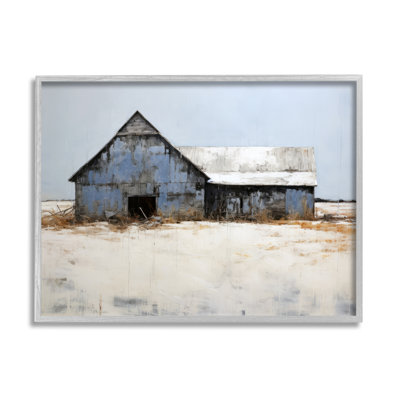 " Winter Country Barn " by Ray Powers