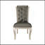 Ensemble de chaises capitonnées en cristal 2 pièces