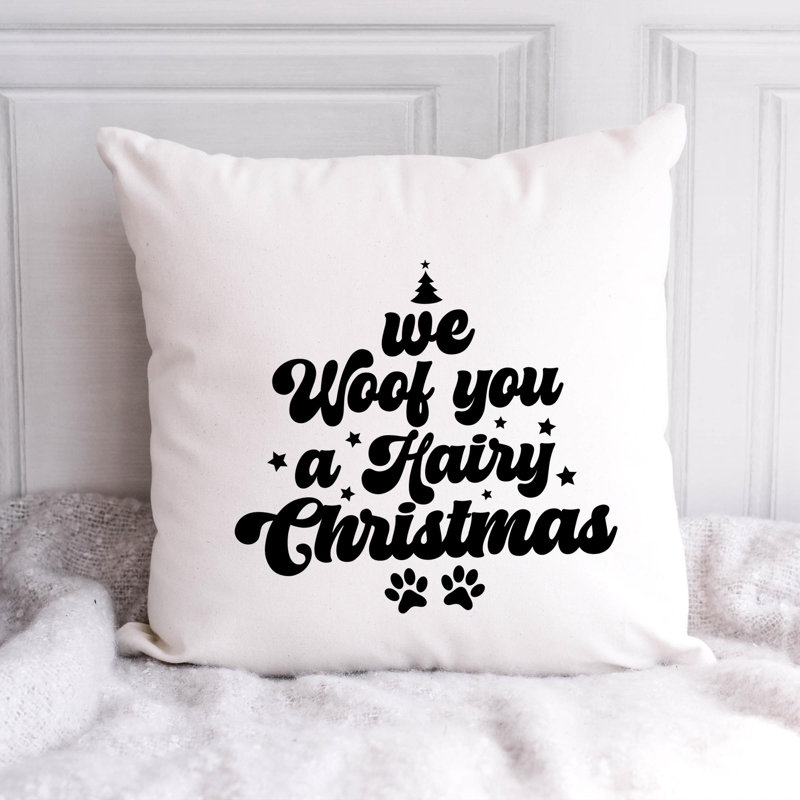 Coussin ChristmasDog_11, 18 po x 18 po