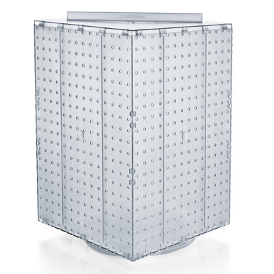 4-Sided Revolving 21" H x 15" W Pegboard