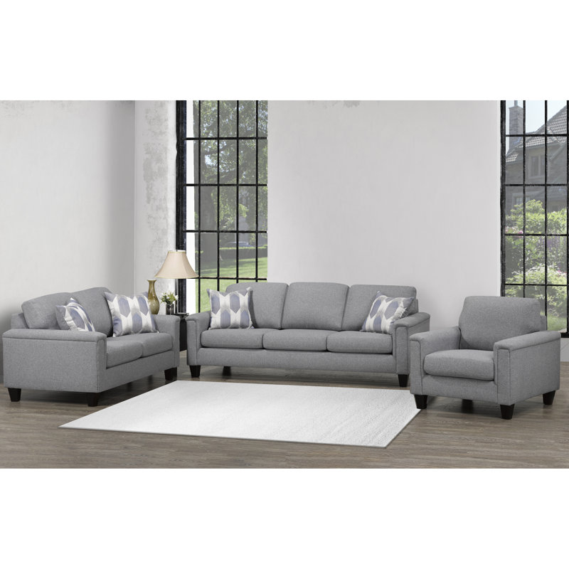 Ensemble de salon inclinable Moniz, Pièce de monnaie en polyester