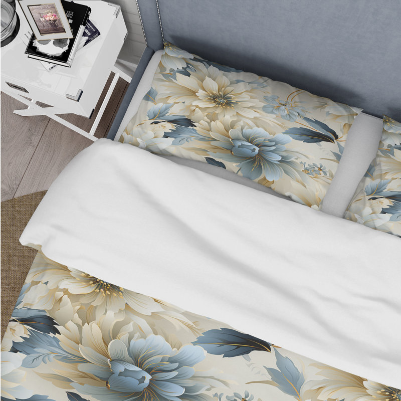 Ensemble de housse de couette Contemporary Motifs Victorian, Housse de couette simple + 1 taie décorative stan