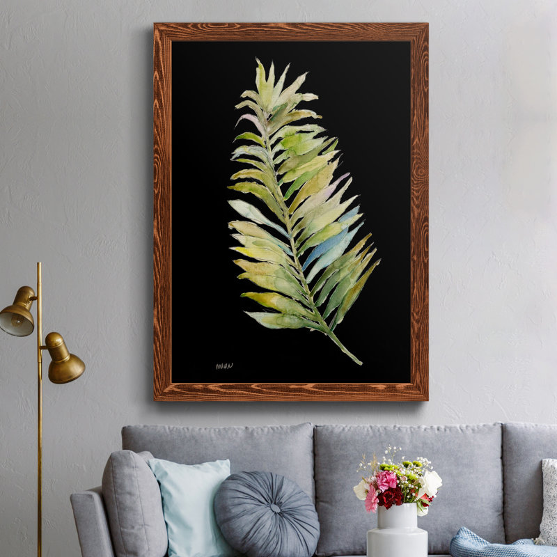 Frond I - reproduction de cadre photo sur papier, H 31 po x l 44 po x P 1 po, Papier érable
