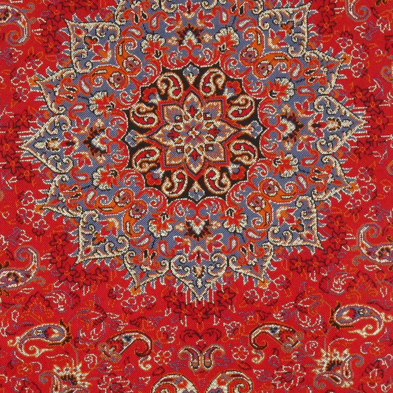Square Pillow Cover & Insert, Red Floral Oriental, 20" H x 20" W