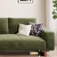 Canapé modulaire en velours côtelé vert-68122379-68122374