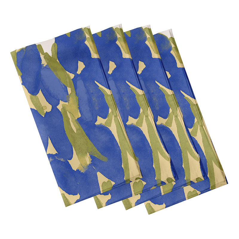Lonston Tulip Field Napkins, Blue