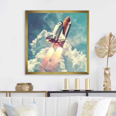 " Space Ship Taking Off II "