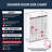 56-60 In. W X 74 In. H Double Sliding Frameless Anti-Collision System Shower Door With 1/4 In. Clear Glass-121564172