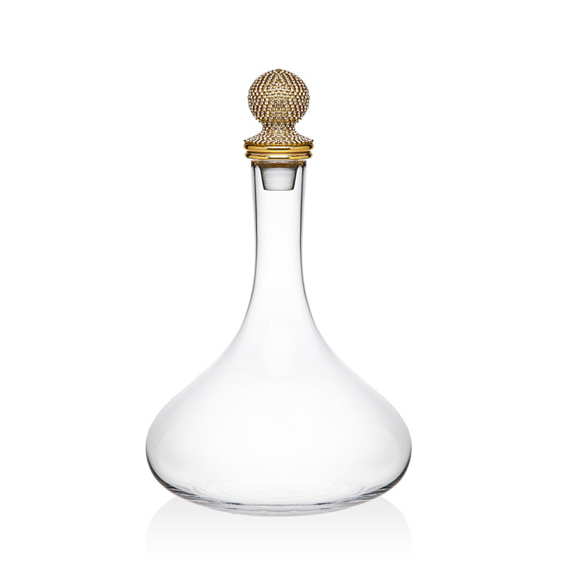 Pave Golden Glitzy Decanter