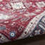 Tapis performance rouge / beige / bleu tissé à la machine Korey-568074529
