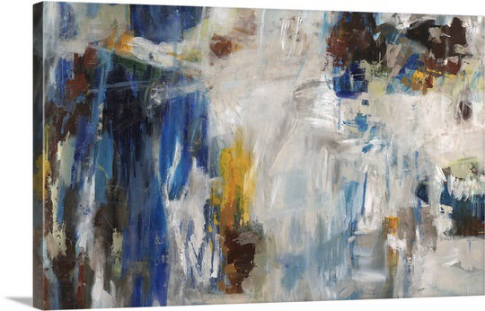 «Bluebay Sightings» par Fuze, reproduction d'art sur toile, H 12 po x l 18 po x P 1,25 po