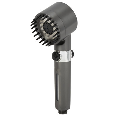 Bath Bliss 4 Function Monsoon Filtering Shower Head In Grey