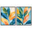 «Summer Breeze Duo», ensemble de décorations murales imprimées en acrylique encadrées par Art Remedy, cadre argenté, 24 x 30-135434917-135434915