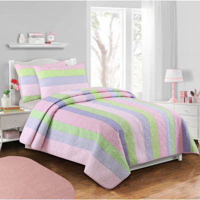 Stuart Cotton Striped Quilt