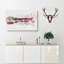 Lake Reflection Watercolour - Wrapped Canvas-56665164