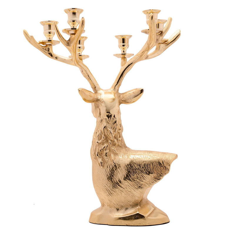 Metal Tabletop Candelabra