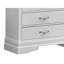 6-Drawer Vertical Dresser With Textured Front & Decorative Handles