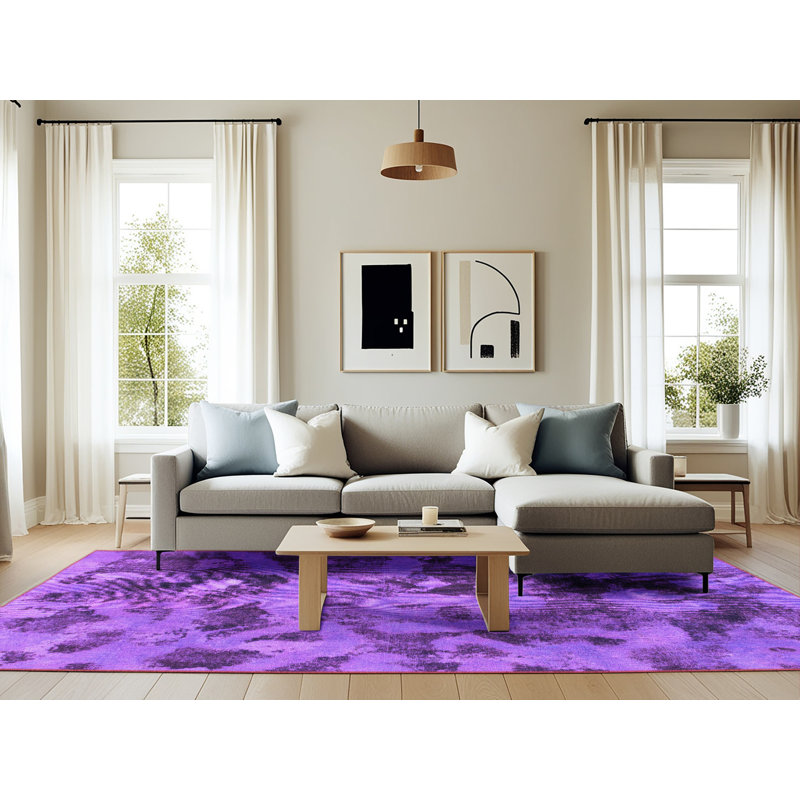 Abstract Indoor Rug, Rectangle 6' x 9'