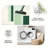 Green Abstract Striped carpet-easy to clean, machine-washable, soft and comfortable; suitable for door mats, kitchens, living rooms, bedrooms, corridors, and laundry areas. Easy to clean, durable carpet for home decoration.-129045745