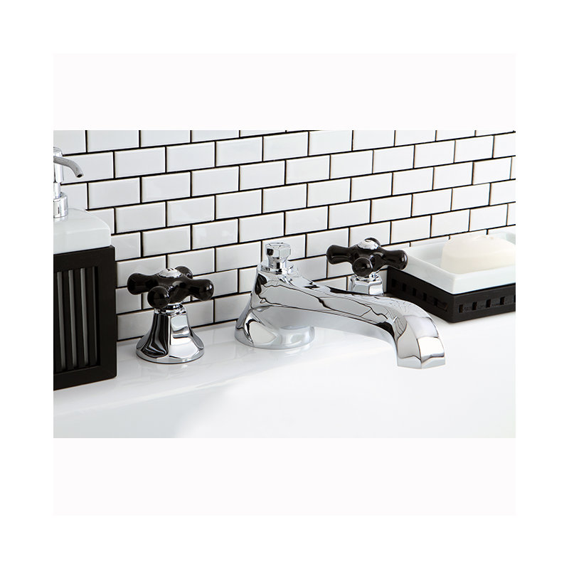 Kingston Brass Duchess Two-Handle 3-Hole Deck Mount Roman Tub Faucet, Chrome
