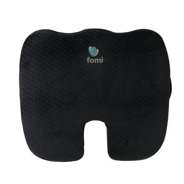 Sleepavo Black Orthopedic Memory Foam Seat Cushion Back and Coccyx Support Pillow for Office Chair and Car