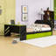Lit de jour double avec couchette simple, port USB et bureau intelligent-1676083338
