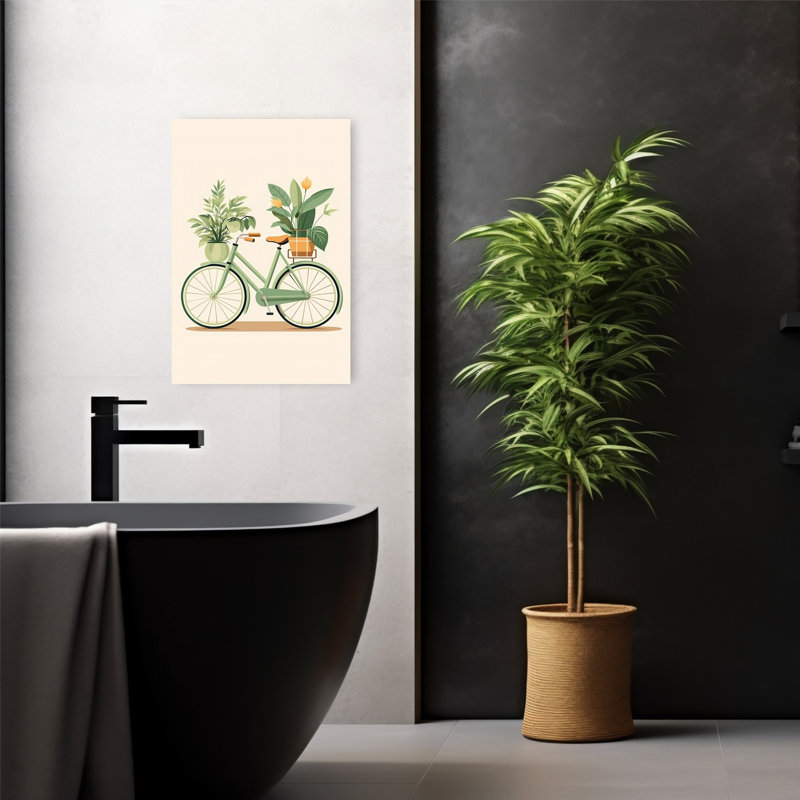 Impression d'art mural botanique contemporain, 24" H x 16" W