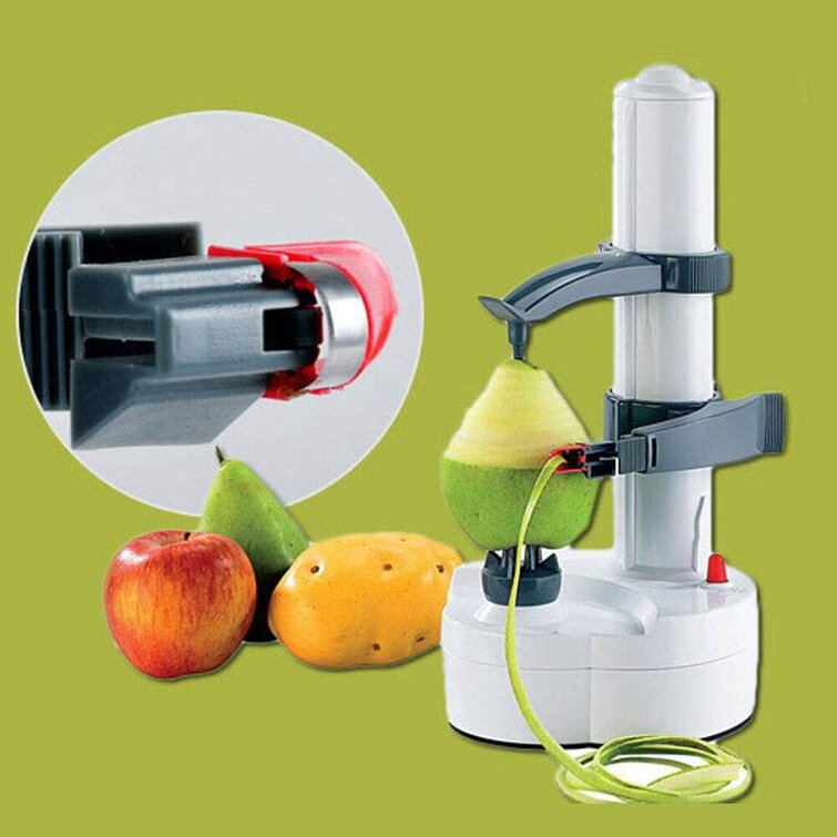 Electric Fruit Apple Potato Peeler Slicer Automatic Peeling