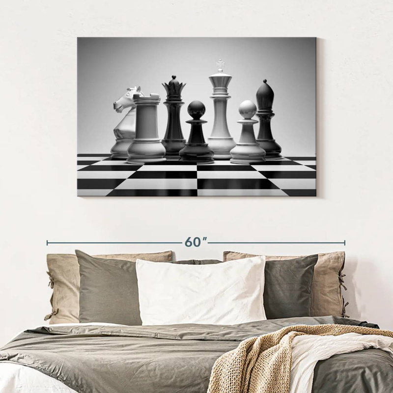 Senne Virtual Chess, 32" H x 48" W