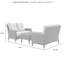 Wickham 4 - Person Patio Conversation Set with Cushions