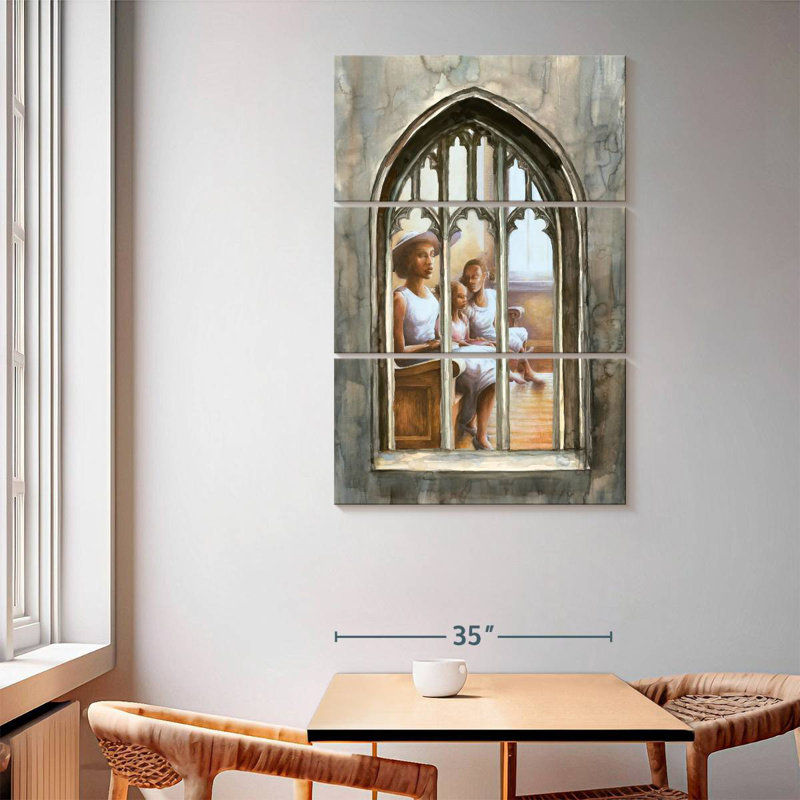 Lilie Sunday Meeting, 65" H x 42" W