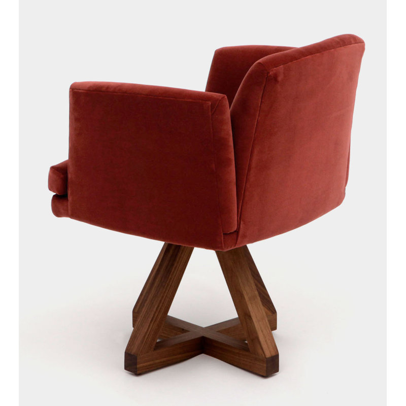 Allison Upholstered Arm Chair, Paprika