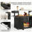 Outdoor Bar Table Top,Outdoor Bar Cart With Storage,Wheeled Kitchen Island For Food Prep-124923936
