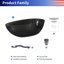 Baignoire de trempage autoportante 67 po. X 34 po. 67 po.