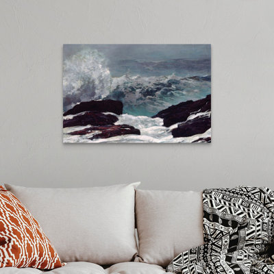 « Maine Coast » par Winslow Homer, reproduction d’art
