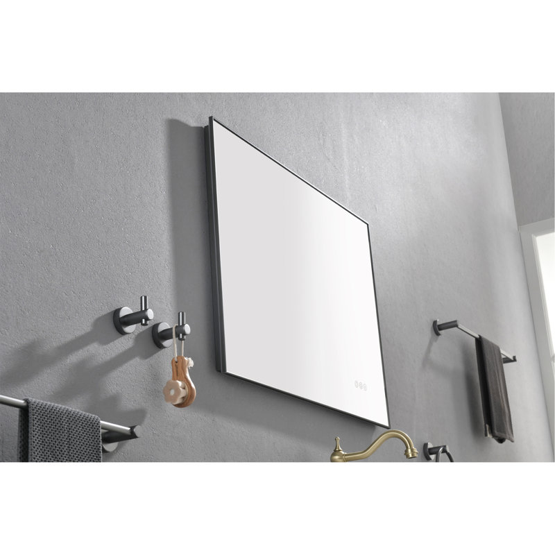 Miroir de meuble-lavabo luxueux avec fonctions avancées pour une mise à jour élégante