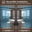 56" - 60" W x 74" H Double Sliding Frameless Shower Door  with 5/16"(8mm) Explosion-Proof Clear Tempered Glass-114882498