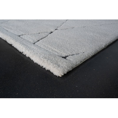 Nube Messina Ivory And Charcoal Recycled Polyester Area Rug